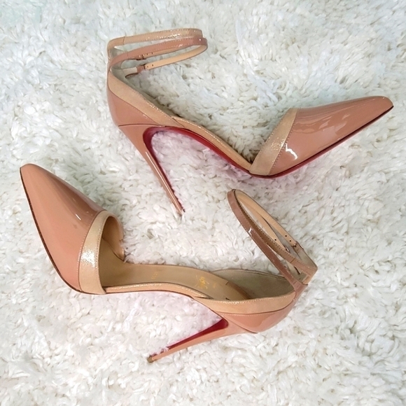 Christian Louboutin Uptown-Double Leather & Suede Lamé Pumps | Size 41 NWT - Picture 3 of 7